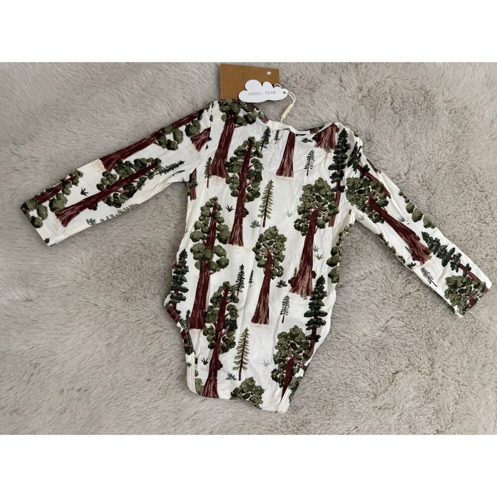 NWT Angel Dear Fall Leaves Bamboo Bodysuit 12-18M